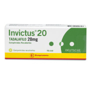 Invictus (B) Tadalafilo 20mg 4 Comprimidos Recubiertos