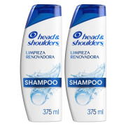Pack Shampoo Head &amp; Shoulders Limpieza Renovadora 375ml 2 Unidades