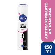 NIVEA Desodorante Spray Black &amp; White Clear 150ml