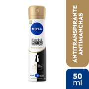 NIVEA Desodorante Spray Black &amp; White Toque Seda 150ml