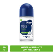 NIVEA MEN Desodorante Roll On Derma Control Sensitive 50ml