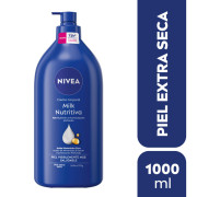 NIVEA Crema Corporal Milk Nutritiva Extra Seca 1000ml