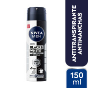 Desodorante Spray NIVEA MEN Invisible B&amp;W Hombre 150ml