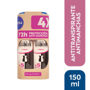 NIVEA Pack Desodorante Spray Black &amp; White Clear 150ml