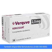 Verquvo Vericiguat 2.5mg 14 Comprimidos Recubiertos