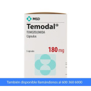 Temodal Temozolomida 140mg 5 Cápsulas