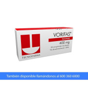 Vorifas Pazopanib 400mg 30 Comprimidos Recubiertos