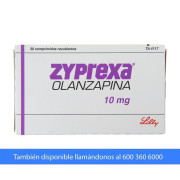 Zyprexa Olanzapina 10mg 30 Comprimidos Recubiertos