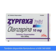 Zyprexa Zydis (R) Olanzapina 10mg 28 Tabletas Dispersables