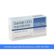 Salofalk ODD Mesalazina 1g 10 Supositorios
