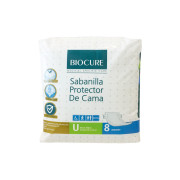 Biocure Sabanilla Protector De Cama 8 Unidades