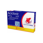 Aciclovir (B) 200mg 25 Comprimidos - Laboratorio Chile