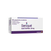 Seroquel (R) 25mg 30 Comprimidos