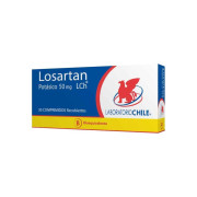 Losartan 50 mg x 30 Comprimidos Recubiertos CHILE - Losartan - Precio desde $1.528
