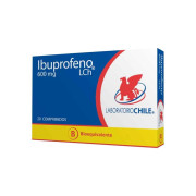 Ibuprofeno (B) 600mg 20 Comprimidos - Lab. Chile
