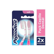 Pepsodent cepillo de dientes suave double care sensitive 2unidades