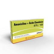 Amoxicilina / Acido Clavulánico (B) 875/125 20 Comprimidos Recubiertos