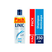 Linic shampoo anticaspa 2unid 350ml c/u